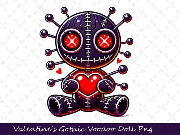 Download Valentine's Gothic Dark Voodoo Doll - Voodoo doll Collection