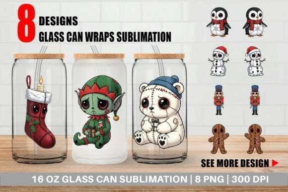 Download Xmas Voodoo Doll Glass Can Wrap - Voodoo doll Collection