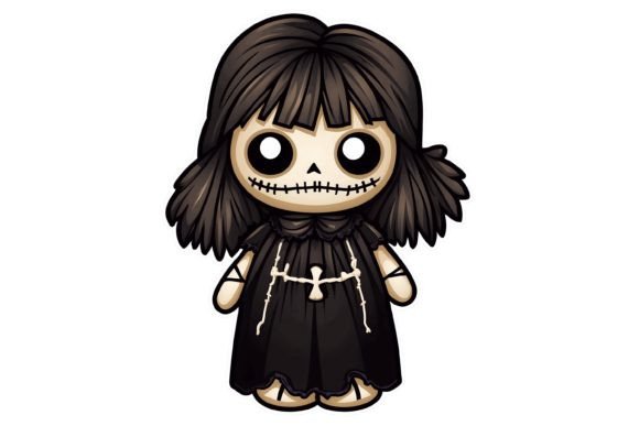 Download Gothic Voodoo Doll Illustration Png - Voodoo doll Collection