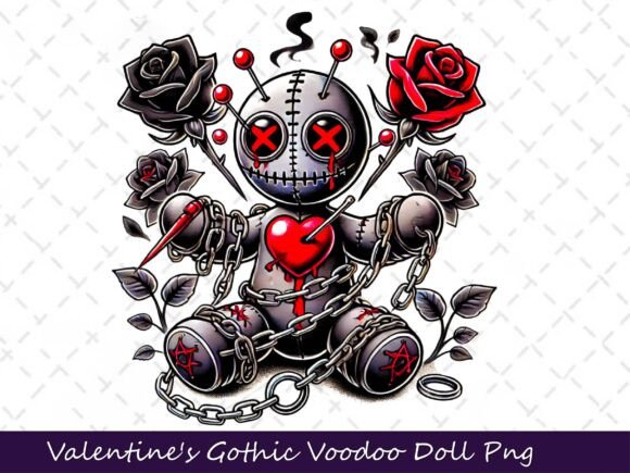 Download Valentine's Gothic Dark Voodoo Doll - Voodoo doll Collection